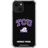 Texas Christian University TCU Horned Frogs Logo iPhone 14 Clear Case